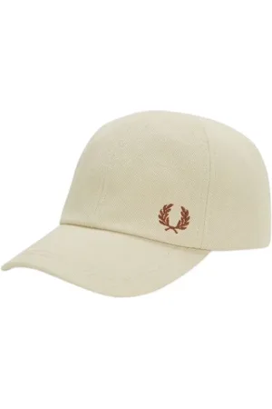 Fred Perry Accessoires, Heren, , ONE Size, Katoen, Baseballpet met Geborduurde Laurierkrans
