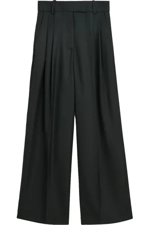 By Malene Birger Broeken, Dames, Zwart, XS, Polyester, Elegante Cymbaria Broek