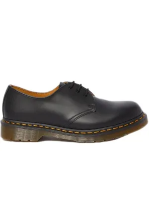 Dr. Martens Schoenen, Dames, Zwart, 36 EU, Leer, Leren Slip-On Schoenen met Veters