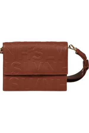 Silvian Heach Tassen, Dames, Bruin, ONE Size, Leer, Crossbodytas