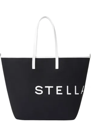 Stella McCartney Tassen, Dames, Zwart, ONE Size, Katoen, Schoudertas