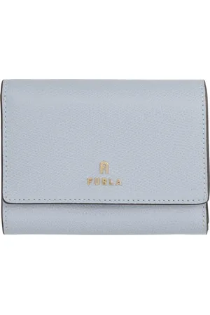 Furla Accessoires, Dames, Blauw, ONE Size, Leer, Camelia leren portemonnee met meerdere functies