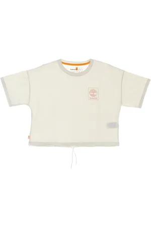 Timberland Tops, Dames, , M, Katoen, Cropped T-shirt met korte mouwen