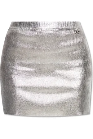 Diesel Rokken, Dames, Grijs, XS, Katoen, M-Isi Rok