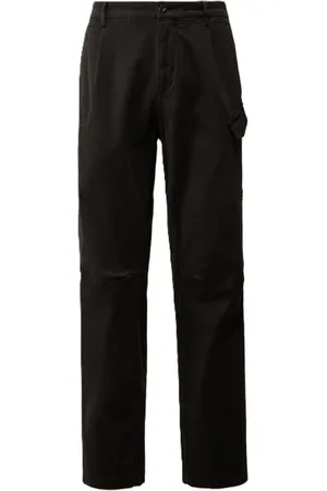 C.P. Company Broeken, Heren, Zwart, L, Loose Fit Stretch Chino
