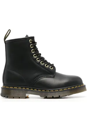Dr. Martens Schoenen, Dames, Zwart, 37 EU, Leer, 1460 Blizzard WP Booties