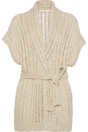 Brunello Cucinelli Truien, Dames, , M, Trui met Strikdetail