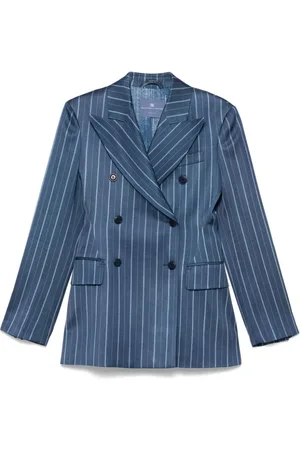 ERMANNO SCERVINO Jassen, Dames, Blauw, M, Stijlvolle Jas