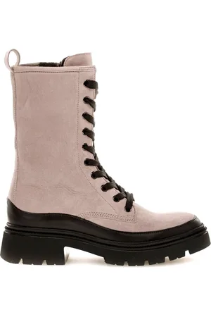Gabor Schoenen, Dames, , 38 EU, Suède, Suède Vetersluiting Enkellaarsjes