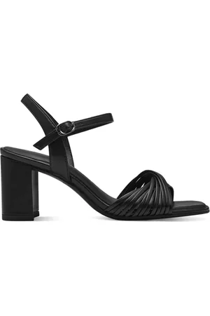 Tamaris Schoenen, Dames, Zwart, 39 EU, Leer, Sandalen met hak