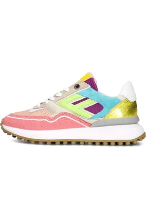 Floris van Bommel Schoenen, Dames, Veelkleurig, 41 EU, Leer, Stijlvolle Sneakers