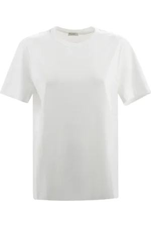 Brunello Cucinelli Tops, Dames, Wit, S, Witte Sweaters voor Mannen en Vrouwen