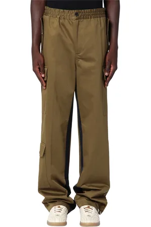 WALES BONNER Broeken, Heren, Groen, M, Cargo Broek