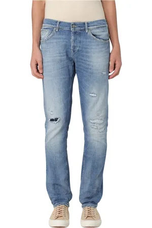 Dondup Jeans, Heren, Blauw, W33, Denim, Stijlvolle Denim Jeans voor Mannen