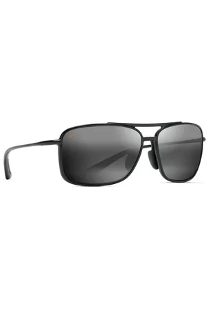 Maui Jim Accessoires, unisex, Zwart, ONE Size, Vierkante Zwarte Zonnebril
