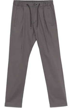 HERNO Broeken, Heren, Grijs, L, Katoen, Stijlvolle Broek