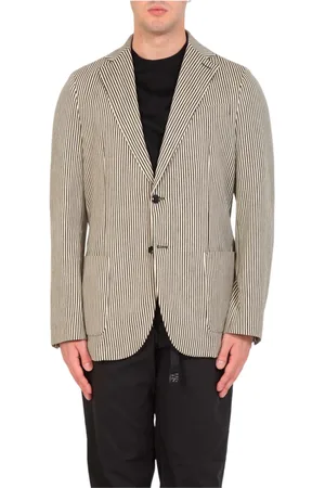 Circolo Jassen, Heren, Veelkleurig, M, Katoen, Pinstripe Blazer