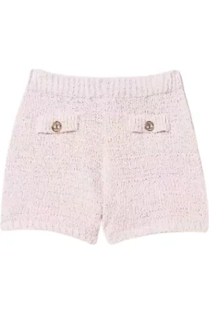 Twin-Set Korte broeken, Dames, Roze, M, Roze Shorts voor Vrouwen