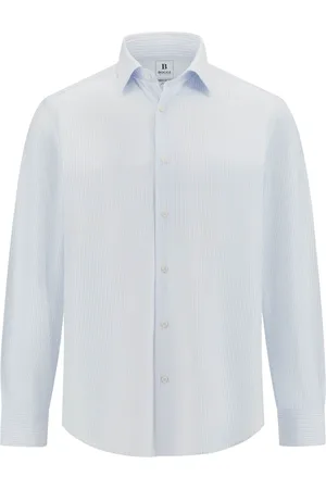 Boggi Milano Overhemden, Heren, Blauw, M, Katoen, Regular Fit Japanese Jersey Polo Shirt