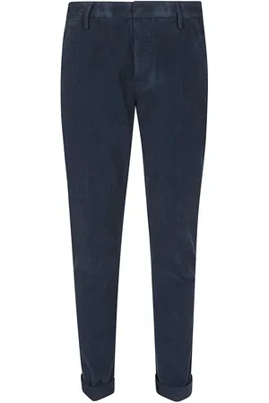 Dondup Broeken, Heren, Blauw, W33, Katoen, Cupo Gaubert Broek