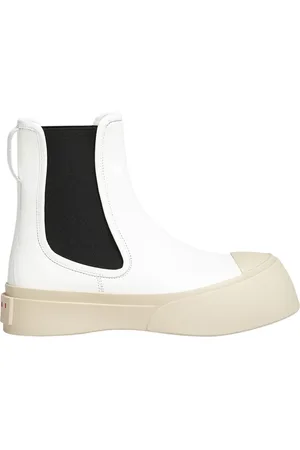 Marni Schoenen, Dames, Wit, 38 EU, Leer, Pablo Beatle Boots
