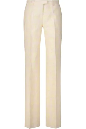 Etro Broeken, Dames, Roze, 2Xs, Linnen, Linnen Vrijetijdsbroek