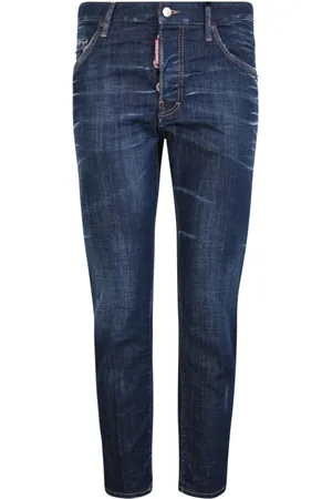 Dsquared2 Jeans, Heren, Blauw, S, Katoen, Bleach-Effect Jeans
