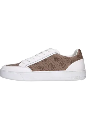 Guess Schoenen, Heren, Bruin, 40 EU, Leer, Sneakers Bruin