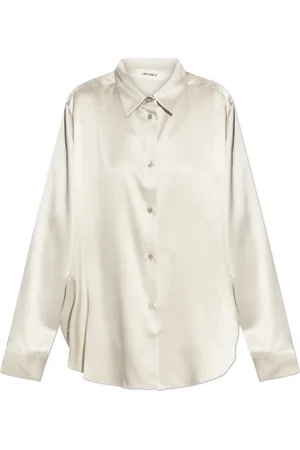 Lisa Yang Blouses & Shirts, Dames, Grijs, S, Zijden Blouse