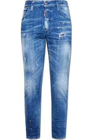 Dsquared2 Jeans, Heren, Blauw, 2Xl, Katoen, Skater Jeans