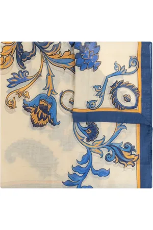 Etro Accessoires, Dames, Veelkleurig, ONE Size, Katoen, Gedrukte sjaal