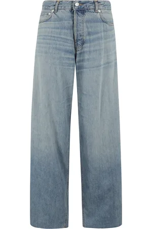 haikure Jeans, Dames, Blauw, W27, Katoen, Blauwe Bethany Wide Leg Jeans
