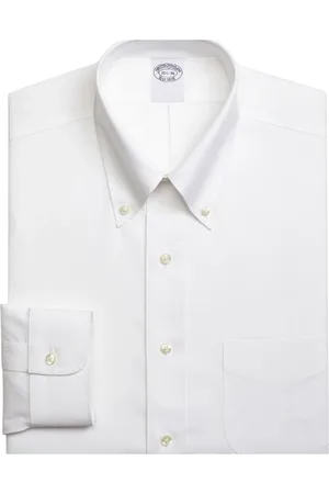 Brooks Brothers Overhemden, Heren, Wit, 4Xl, Katoen, Regent Regular Fit Overhemd
