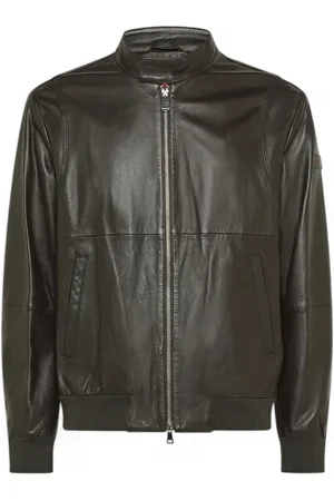 Peuterey Jassen, Heren, Zwart, XS, Polyester, Polyester Biker Parka met elastiek