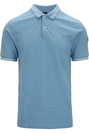 Colmar Tops, Heren, Blauw, S, Katoen, Polo Shirt met Knopen