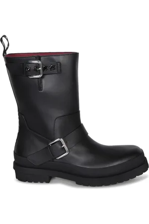 Stella McCartney Schoenen, Dames, Zwart, 39 EU, Leer, Zwarte enkellaarsjes met sterdetails