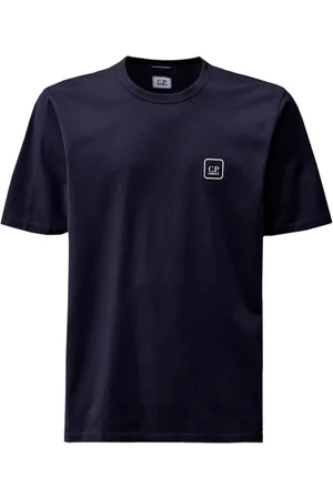C.P. Company Tops, Heren, Blauw, XL, Katoen, T-Shirt