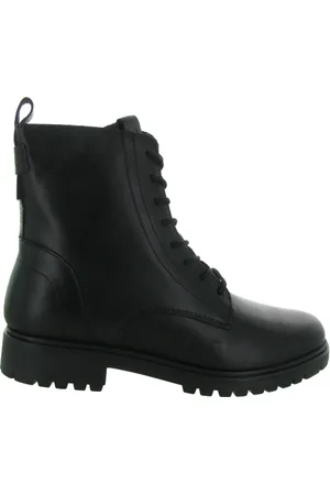Tamaris Schoenen, Dames, Zwart, 37 EU, Leer, Lace-up Boots 13523