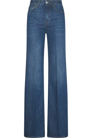 Dondup Jeans, Dames, Blauw, W30, Wide Jeans