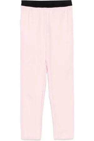 ERMANNO SCERVINO Broeken, Dames, Roze, S, Denim, Stijlvolle denim broek