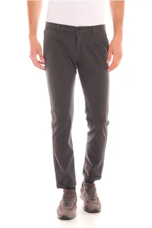 D.A. Daniele Alessandrini Broeken, Heren, Grijs, W33, Katoen, Jeans