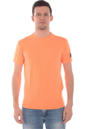 D.A. Daniele Alessandrini Tops, Heren, Oranje, S, Katoen, Sweatshirts