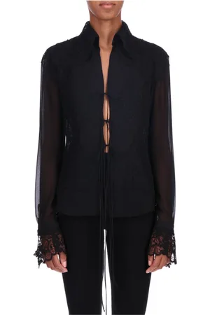 ERMANNO SCERVINO Blouses & Shirts, Dames, Blauw, M, Long Sleeve Shirt
