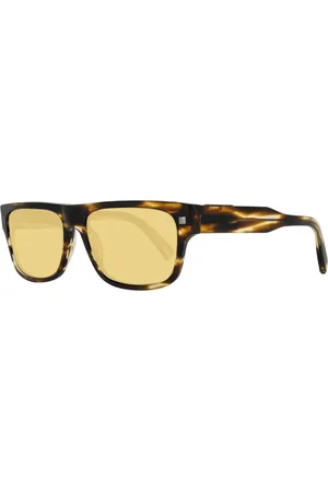 Ermenegildo Zegna Accessoires, Heren, Bruin, ONE Size, Rechthoekige zonnebril