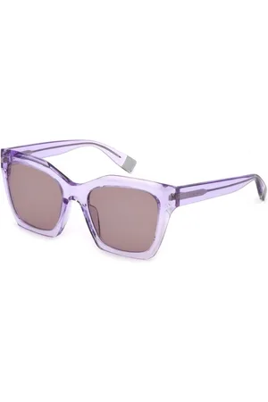 Furla Accessoires, Dames, Paars, ONE Size, Lila plastic zonnebril
