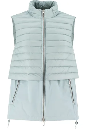 Duno Jassen, Dames, Blauw, S, Katoen, Gewatteerd Oversized Gilet