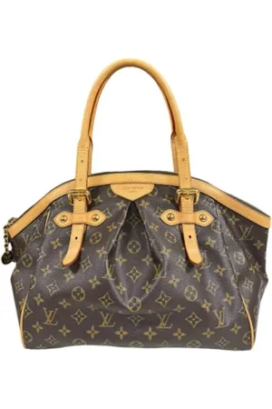 LOUIS VUITTON Pre-owned, Dames, Bruin, ONE Size, Tweedehands Canvas Louis Vuitton tassen