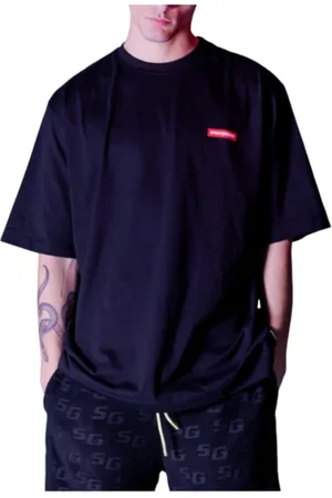 Sprayground Tops, Heren, Zwart, S, Katoen, T-shirts en polo`s