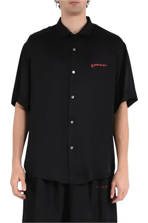 Ih Nom Uh Nit Overhemden, Heren, Zwart, S, Grafisch Doberman Shirt