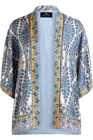 Etro Jassen, Dames, Veelkleurig, L, Witte Trui Collectie